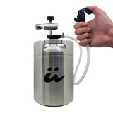 Keg 5lt con dispensador flexible + 3 cartuchos de CO2 | Guten Keg-to-Go Flexible